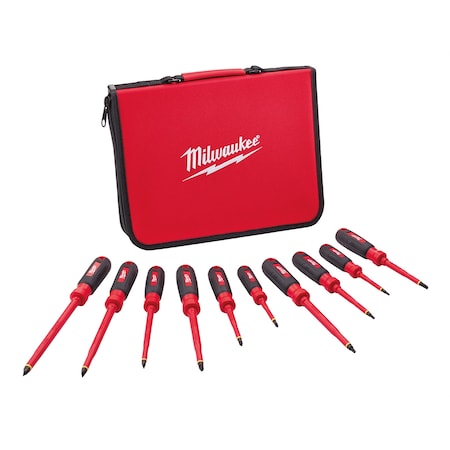 Milwaukee Tool 10PC Insulated Screwdriver Set 48-22-2210